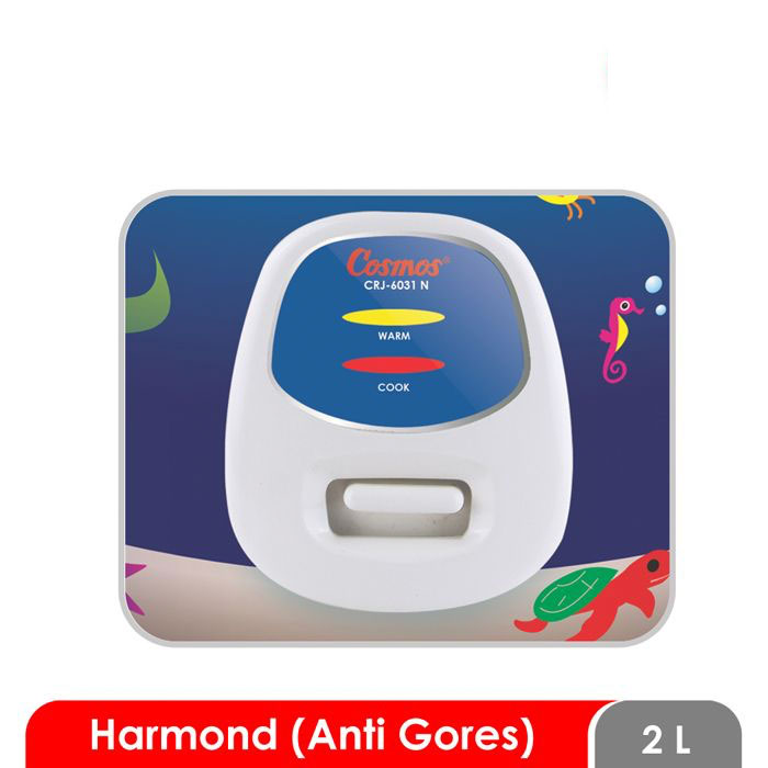 Cosmos Rice Cooker Harmond Biru 2 L - CRJ-6031 N | CRJ6031